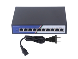 Switch Gigabit PoE de 10 puertos Plug and Play 2 Gbps (EE. UU.)
