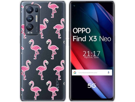 Carcasa Oppo Find X3 Neo TUMUNDOSMARTPHONE Flamenco Multicolor