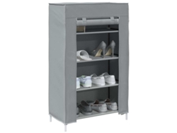 Zapatero | Armario Zapatero Gris 60,5x30x97 Cm Tejido No Tejido