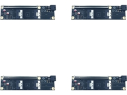Tarjeta Adaptadora Pci-e 4.0 X16 De 2 Puertos (4x) A Slimsas Sff-8654-8i Sff8654 Para Gpu Gráfica