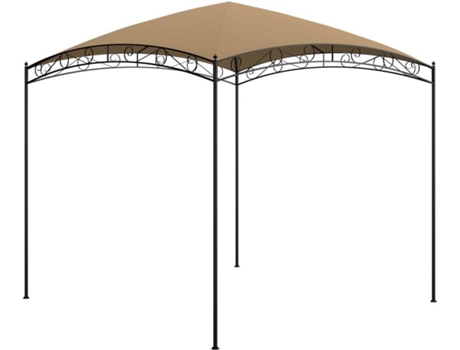vidaXL Cenador gris taupé 3x3x2,65 m 180 g/m²