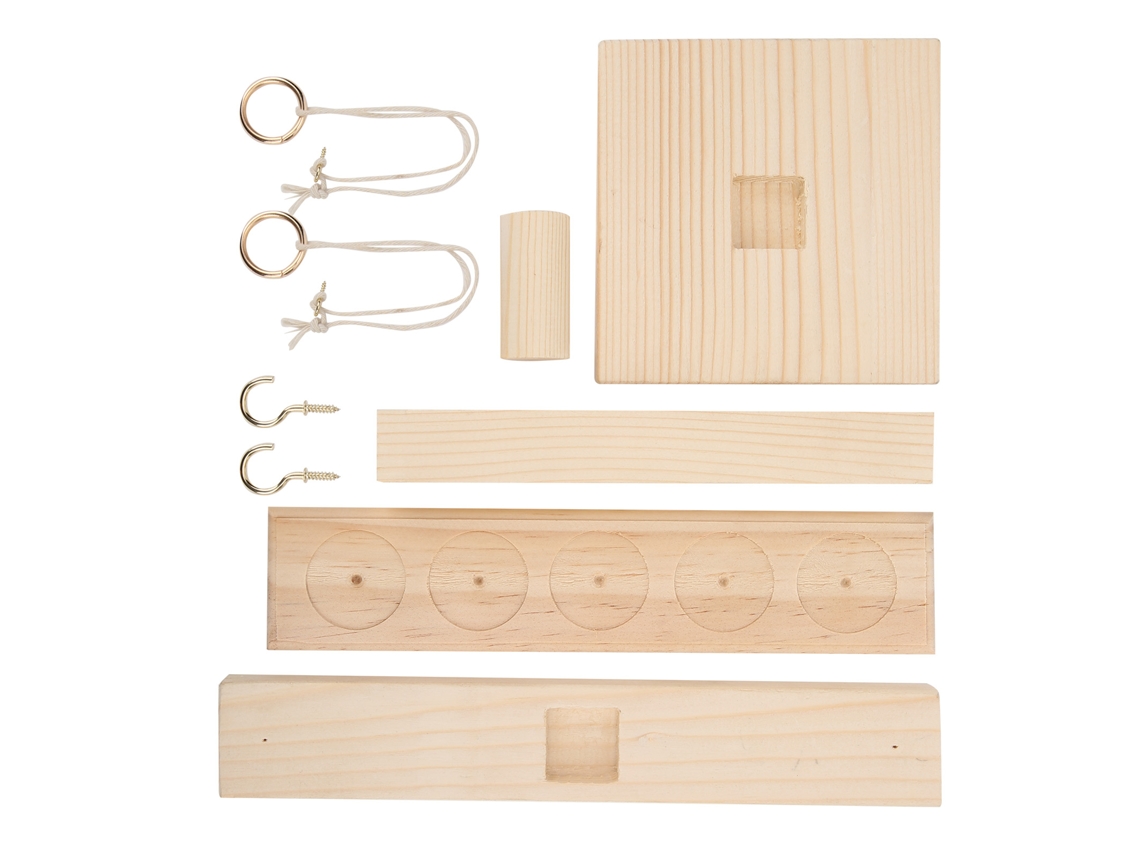 Juego De Mesa Interactivo Portátil Con Escalera De Madera Para Niños Y Adultos.
