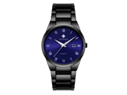 Reloj De Pulsera Para Hombre Wwoor De Moda Empresarial Grande Dial Resistente Al Agua Movement De Cuarzo Azul