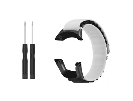 Reemplazo de Pulsera de Nylon para Suunto Ambit 3 Negro Blanco INF