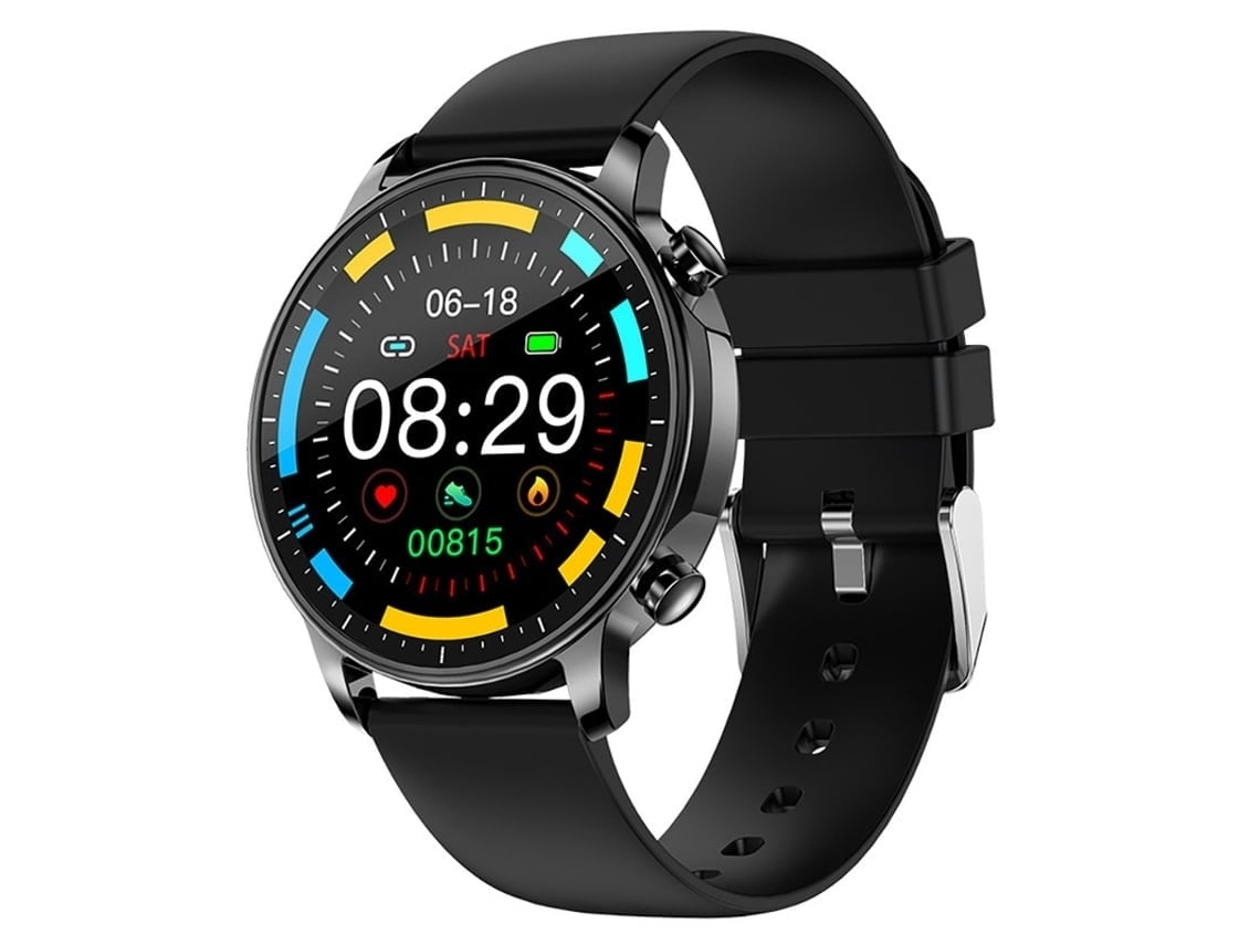 IP67 Reloj Inteligente Impermeable Rastreador de Ejercicios Negro Yuysan