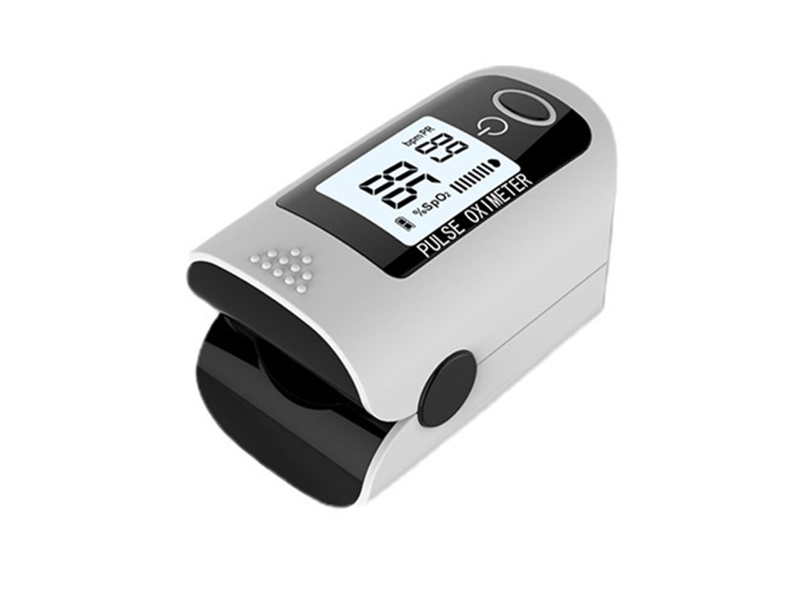 Oxímetro de pulso de dedo negro