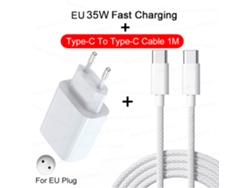 Cargador rápido USB-C de 35 W de Digitallab para iPhone 17 Pro Max (USB-C de 1 m)