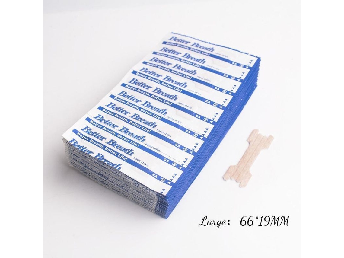 50 Unidades De Cinta Nasal Antirruido Para Una Mejor Respiración En Hombres. Reduce Los Ronquidos Y Mejora La Respiración Nasal. 66x19 Mm.