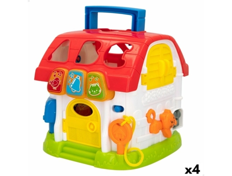 Juguete Didáctico WINFUN Casa 18 x 22 x 18 cm (Edad Mínima Recomendada: 12 meses - 4 unidades)