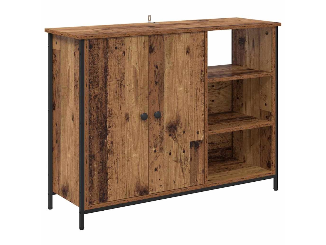 Maison Exclusive - Vitrina Madera Vieja 100 X 33 X 75 Cm Madera Contrachapada