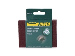 Papel de lija de esponja de óxido de aluminio, grano 120, Axe120 Mota