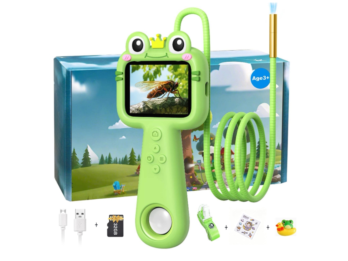 Máquina Fotográfica Para Crianças Ohpa M3 Verde