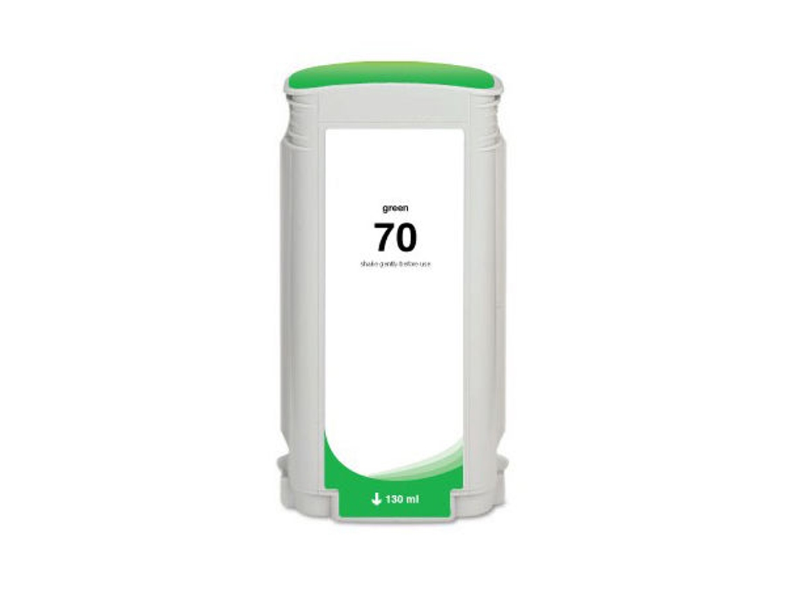 Cartucho de Tinta Compatible HP 70 Verde Pigmentada (C9457A)