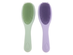 2pcs Cepillo De Shampoo De Silicona Para Masaje De Cuero Cabelludo Y Limpieza Capilar