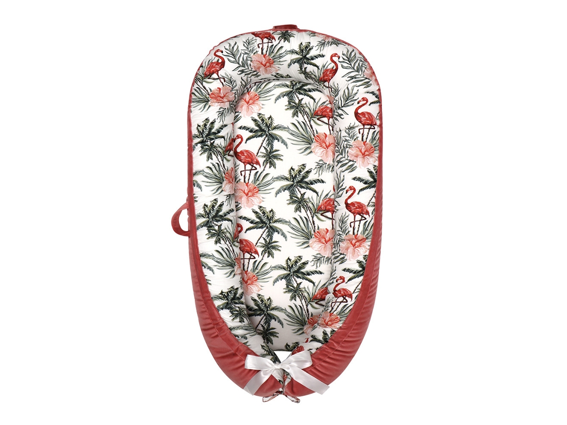 Nido Portátil Para Bebé Con Núcleo Interior Extraíble, Tejido De Felpa 90*50 Cm (cocoteros) Czhhmart