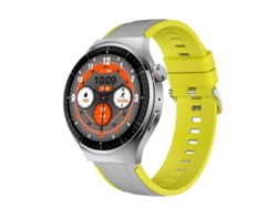 Reloj inteligente con llamadas Bluetooth, memoria de 256 MB y reproducción de música amarillo Yizhood