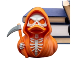 Patos Esqueleto - Halloween Gótico - Figura De Patos Con Guadaña