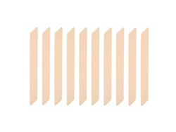 10pcs Palillos De Cera De Madera Espátulas Aplicadores Herramienta Para Depilación De Piernas Brazos Rostro