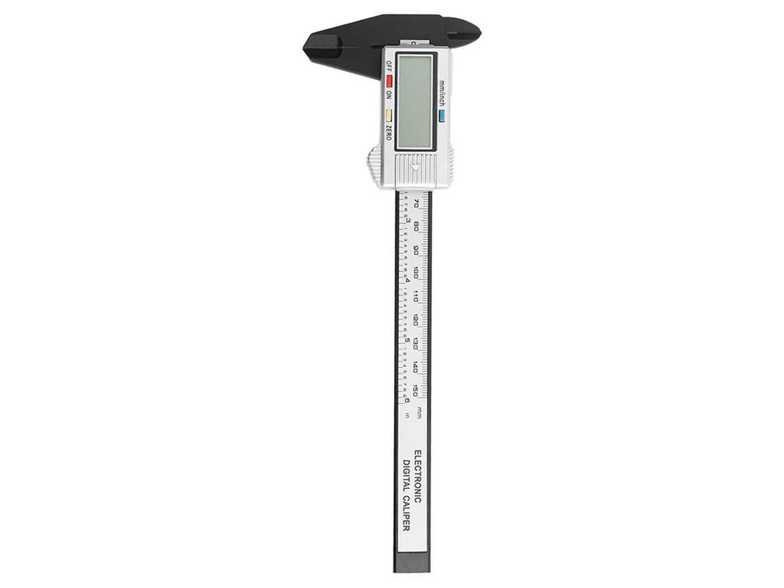 Calibrador Digital Vernier Con Pantalla Lcd, 150 Mm (6 Pulgadas), Herramienta De Medición Precisa Para Laboratorio Y Taller.