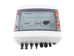 Caja combinadora solar de 2 entradas y 1 salida, IP65, impermeable, 1000 V, 32 A, con interruptores aislados