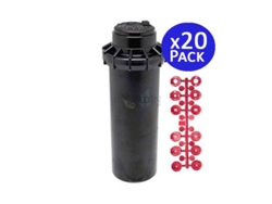 Aspersor de Riego HUNTER Pgp-Adj 3/4 Alcance 6,4 a 15,8 M Pack 20 HUNTER
