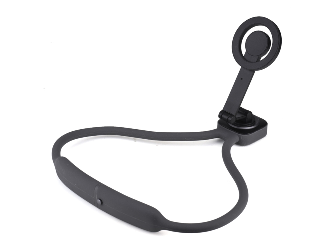 Soporte De Cuello Para Teléfono Con Diseño De Liberación Rápida Y Imán Fuerte Para Grabación De Video Manos Libres