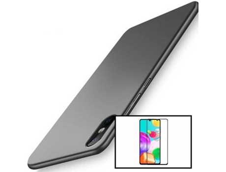 Kit Protector de Cristal Templado 5D Full Cover y Funda SlimShield Xiaomi Redmi 9A Sport PHONECARE Negro