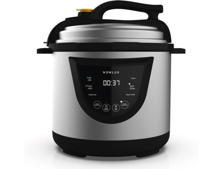 Olla Programable Newlux chef pot v110 6l ollas 10 1000w 24 h preserva calor efecto presurización sistema cubeta 100 3d 1000