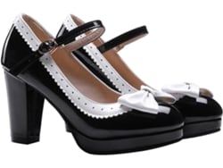 Sapatos De Salto Alto Variados Para Mulheres, Sapatos Baixos Para Mulheres, Sapatos De Salto Pretos