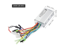Controlador De Motor Sin Escobillas Para Bicicletas Y Patinetes Eléctricos De 250w/350w Y 36-48v Con Carcasa De Aluminio.