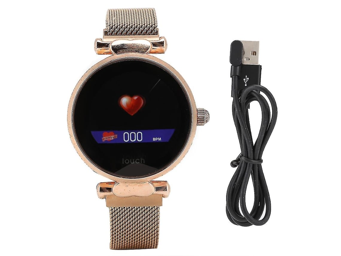 Pulsera inteligente de acero resistente al agua con Bluetooth, monitor de presión arterial y frecuencia cardíaca, tienda Jinyubo