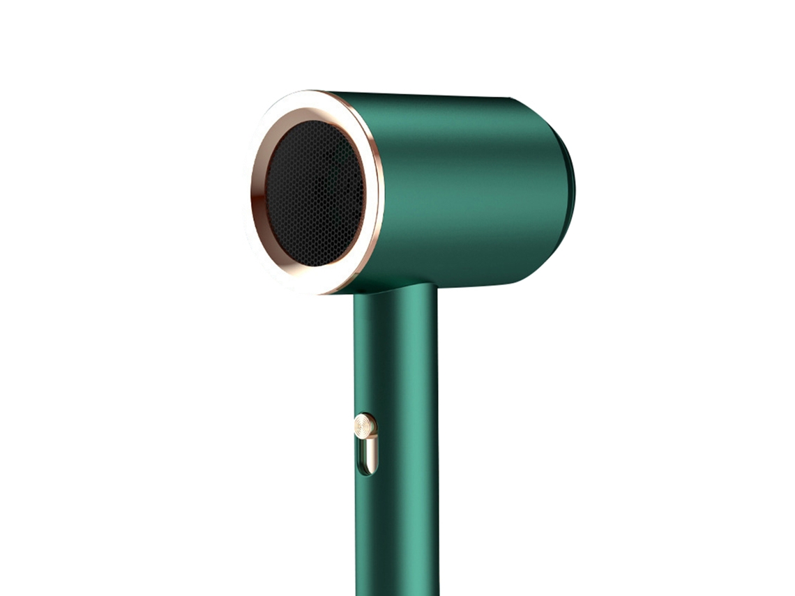 Secador De Pelo Hogar Secado Rápido Caliente Frío Control Temperaturas Inteligente 1200w Verde