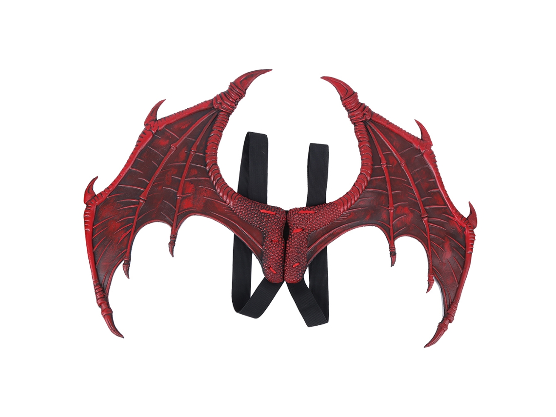 -ala De Dragón Props Para Fiesta Decoración Mardi Gras Disfraz Cosplay Halloween Rojo