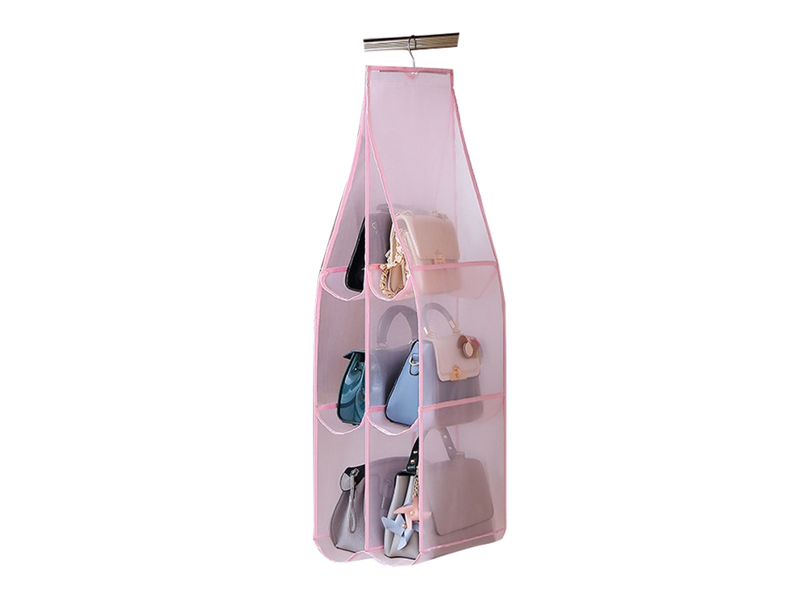 Organizador Bolsos Colgantes Bolsillos JEIIBRZUI Rosa (37x18x4cm)