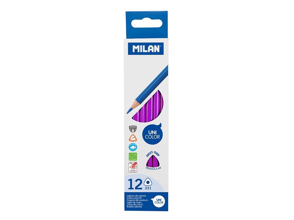 Lápiz Triangular de Lila Oscura de MILAN