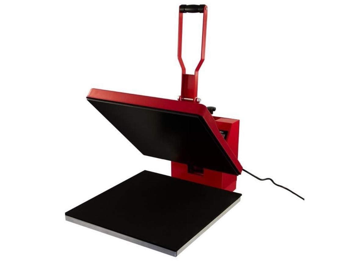 Pixmax Prensa Térmica 50X50 Cm Roja Impresión de Transferencia Folio de Teflón