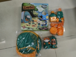 Kit De Juguetes De Camping Para Niños De 19 Piezas Con Tienda De Campaña Para Interiores Y Exteriores Para Juegos De Imitación.