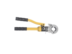 Crimpadora hidráulica manual, 8 toneladas de fuerza, mango ergonómico, color amarillo