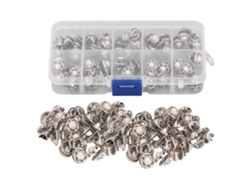 150 Mini Broches Decorativos Extraíbles Para Manualidades De Costura Con Caja De Almacenamiento