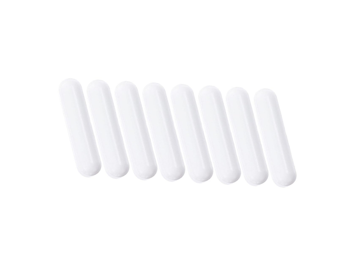 Juego De 8 Varillas Magnéticas De Ptfe Blancas Para Agitar