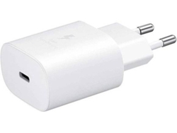 Cargador de carga rápida compatible con Samsung (25W - Tipo C - Blanco) CUICH