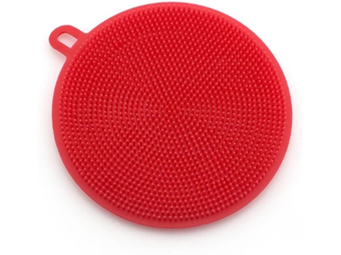 Cepillo de Lavavajillas WJS Silicona Rojo