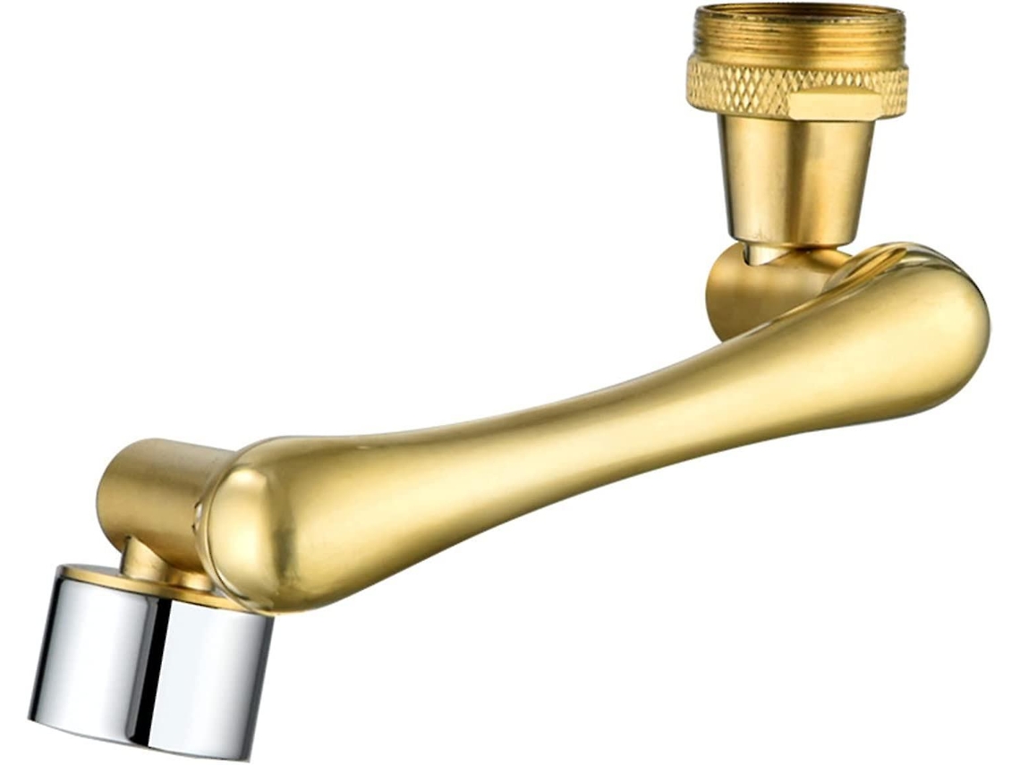 Aireador para grifo de baño con rotación de 1080+360 grados y filtro antisalpicaduras.
