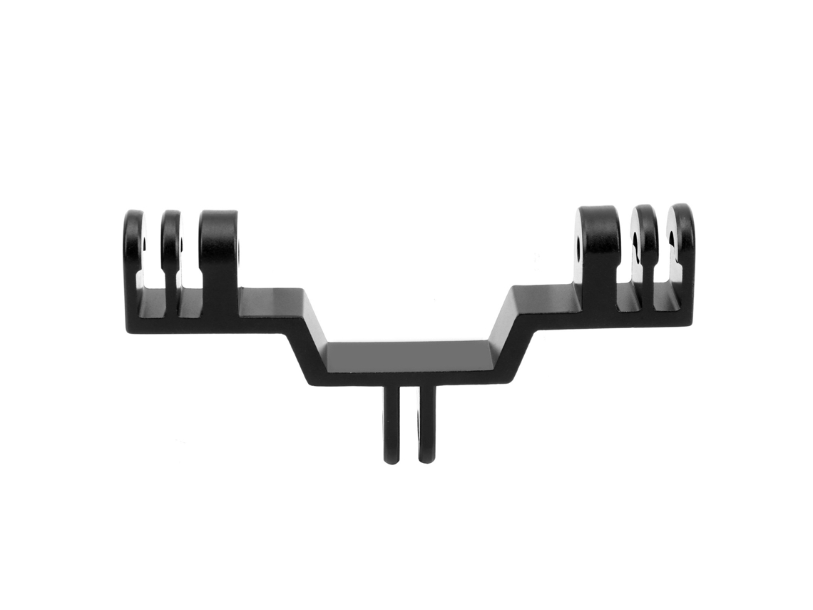 NEVEANCE Soporte Universal Ulanzi GP-7 de Aleación de Aluminio con Doble Cabeza para Cámara Deportiva Accesorio