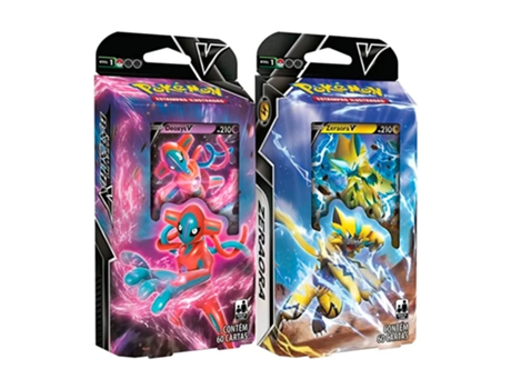 Juego de Cartas POKEMON Baralho Batalha: Deoxys V / Zeraora V Edad Mínima Recomendada: 6 años)
