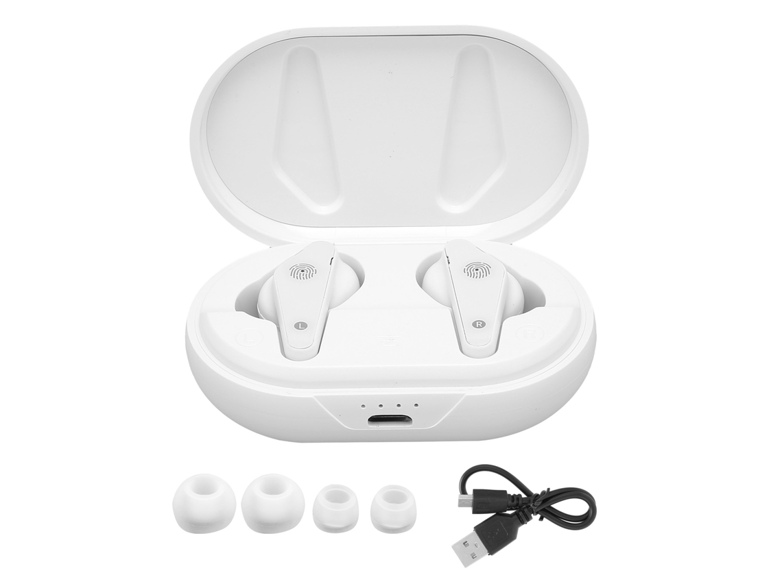 Auriculares Inalámbricos Bluetooth Versión 5.0 Con Estuche De Carga Para Llamadas Simultáneas.