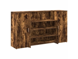 Mostrador de Recepción 180x50x103,5 cm Madera Roble Ahumado MAISON EXCLUSIVE