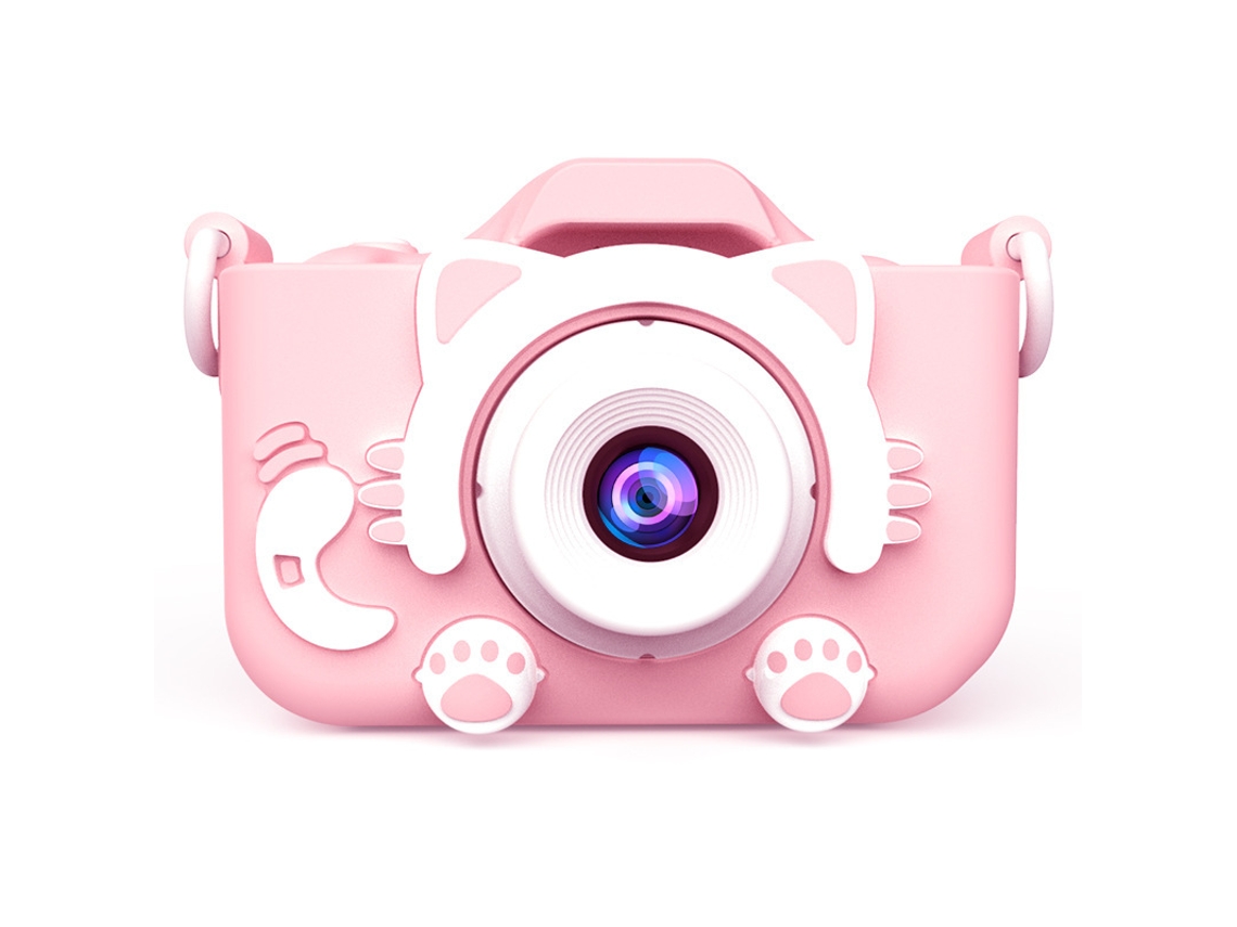 Siurn Cámara Infantil Doble Cámara Rosa Cat-hd
