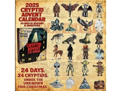 Calendario De Adviento De Navidad 2025 De Acrílico Decorativo, Estilo Completo, Criatura Misteriosa