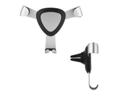 Soporte De Coche Para Teléfono Móvil Universal Ajustable De Metal Con Bloqueo Automático Por Gravedad